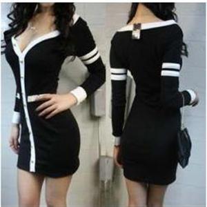 性感包臀收腰修身连衣裙