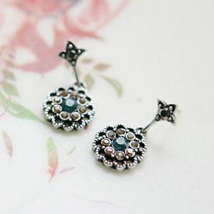 钻吊坠耳环相信星座