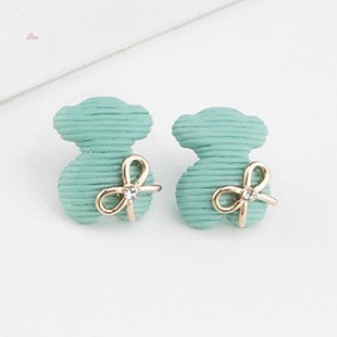 小熊耳钉唯美e国