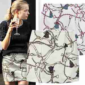 韩国代购正品夏装欧美明星街拍链条性感包臀高腰