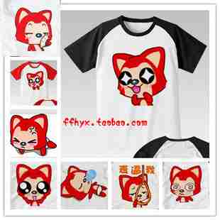 阿狸t恤短袖男女情侣t恤