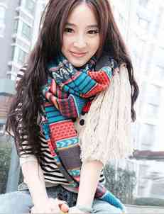 小鹿围巾男女情侣