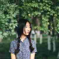 小清新森系长发微信非主流头像