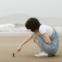 唯美意境|在海边的