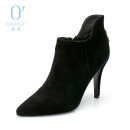 达芙妮细跟金属装饰性感女靴