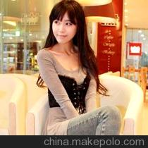 韩国代购dancingdress性感摩登个性时尚百搭性感t恤