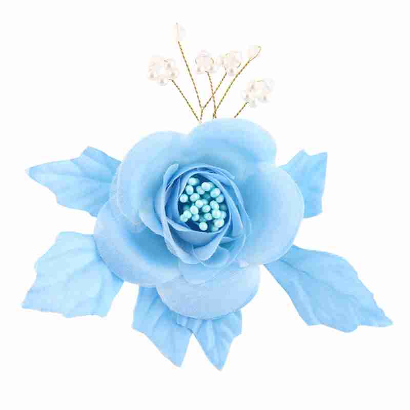 日韩度假海边草帽花配裙子时尚唯美雏菊布艺花朵