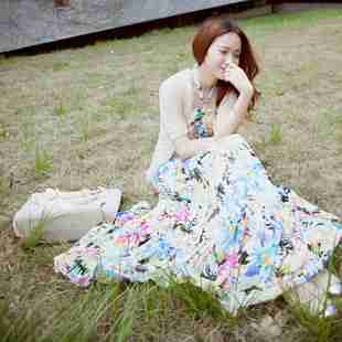 女海边度假裙子抹胸长裙