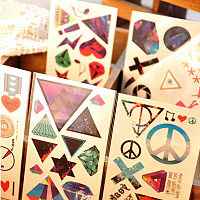 防水纹身贴星空元素