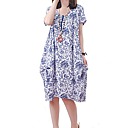 松清新长裙夏亚麻