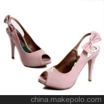 优质漆皮性感高跟