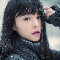 忧郁伤感的雪花人物微信头像