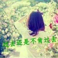 花环女孩背影图片