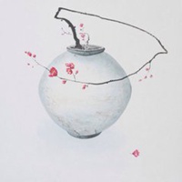瓶中花简约生活微信图片
