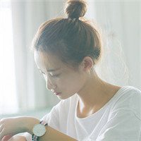 丸子头头像小清新自然
