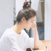 丸子头头像小清新自然