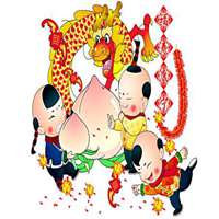 吉利招财福寿微信头像