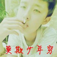 莫欺少年穷文字壁纸