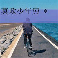 莫欺少年穷文字壁纸