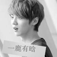 鹿晗文字控图片