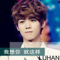 鹿晗文字控图片