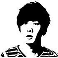 林俊杰素描正面头像