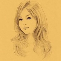 素描微信头像女