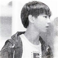 素描微信头像男