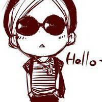 素描眼镜男微信头像图片