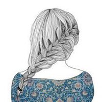 唯美黑白手绘插画图片