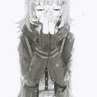 唯美黑白手绘插画图片