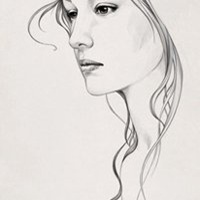 头像女生唯美小清新黑白