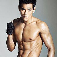 大明星彭于晏黑白头像