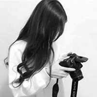 微信头像女黑白侧面