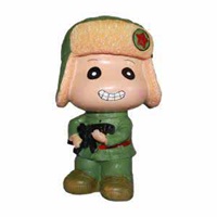 微信当兵卡通头像