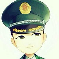 微信当兵卡通头像