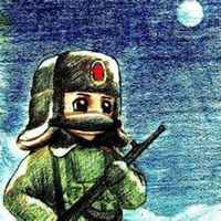 微信当兵卡通头像
