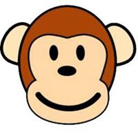 微笑猴子微信头像图片