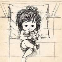 手绘图片人物萌动漫