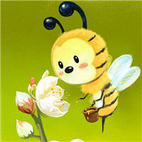 小蜜蜂图片微信