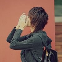 帅哥侧面图片