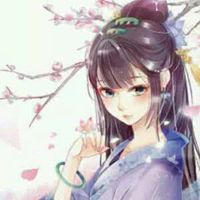 桃红色桃花微信头像