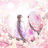 桃红色桃花微信头像