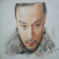 张国荣素描头像