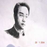 张国荣素描头像