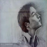张国荣素描头像