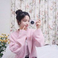 女孩头像小娃娃微信中色头发粉色衣服