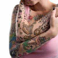 微信性感纹身头像