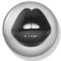 女人性感红唇微信头像