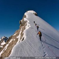 登山的微信头像